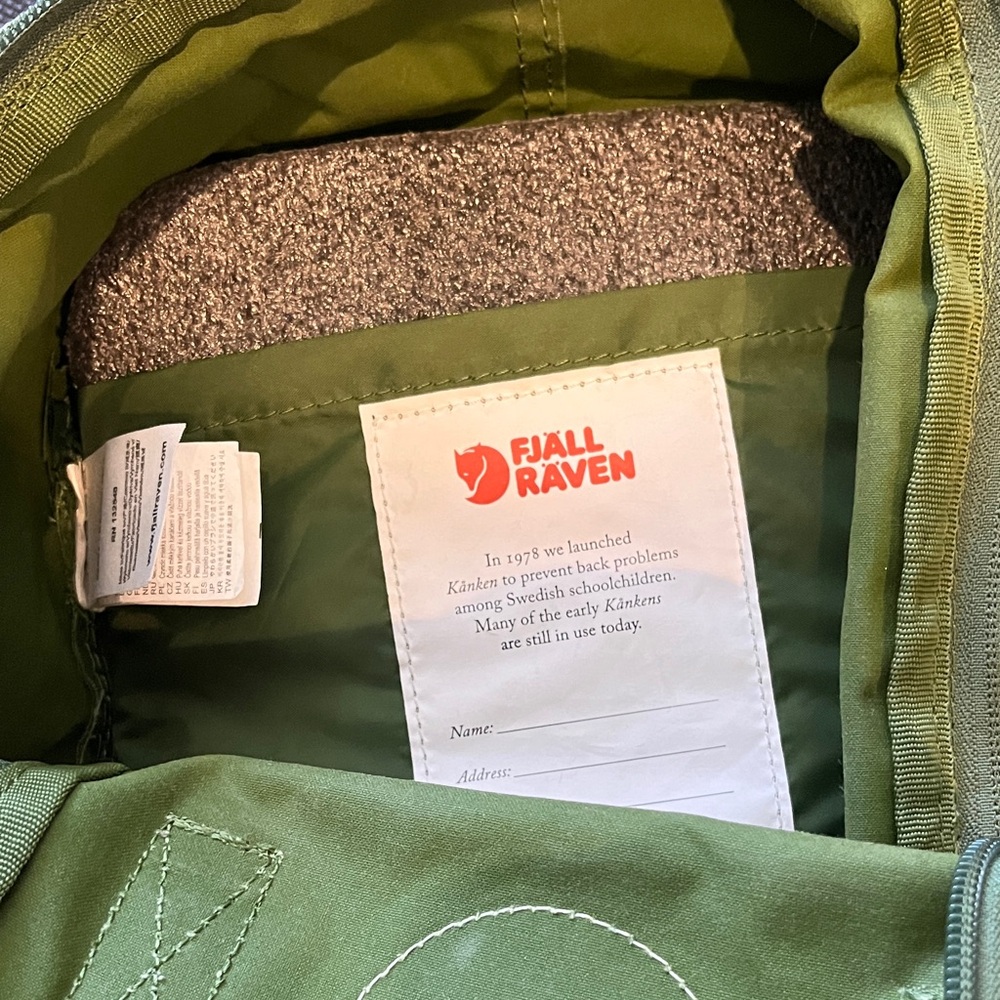 Kånken mini Green Backpack - Picture 6 of 6